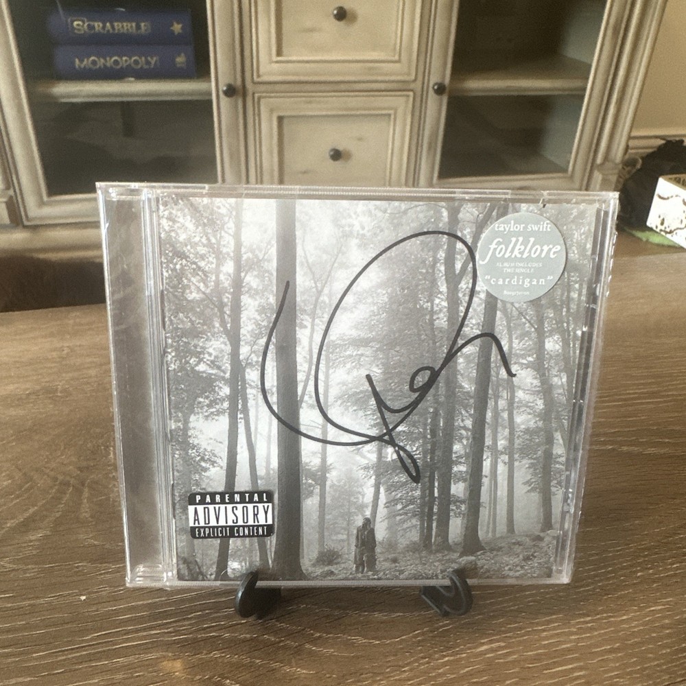 Taylor Swift Folklore Signed Auto Autographed CD Sealed, New