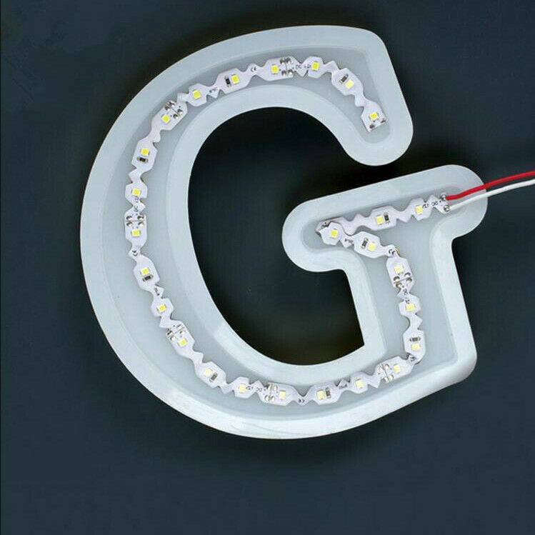 16FT S Shape Sign SMD 2835 300 LED Strip Light DC12V Flexible Lamp Easy Bend 6mm