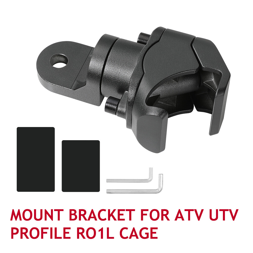 For CFMOTO UFORCE 600 1000 UTV LED Whip Light Mount Clamp Pro-fit Cage SXS CNC