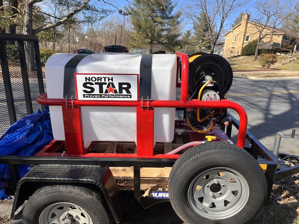 Skid Sprayer With Trailer