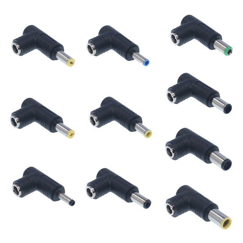 2Pieces Durability DC5.5x2.5mm Female Power Jacks Adapter for Stable Charging