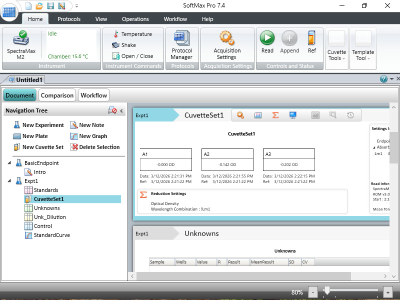 TESTED WORKS Molecular Devices SpectraMax M2 Spectrophotometer Microplate Reader