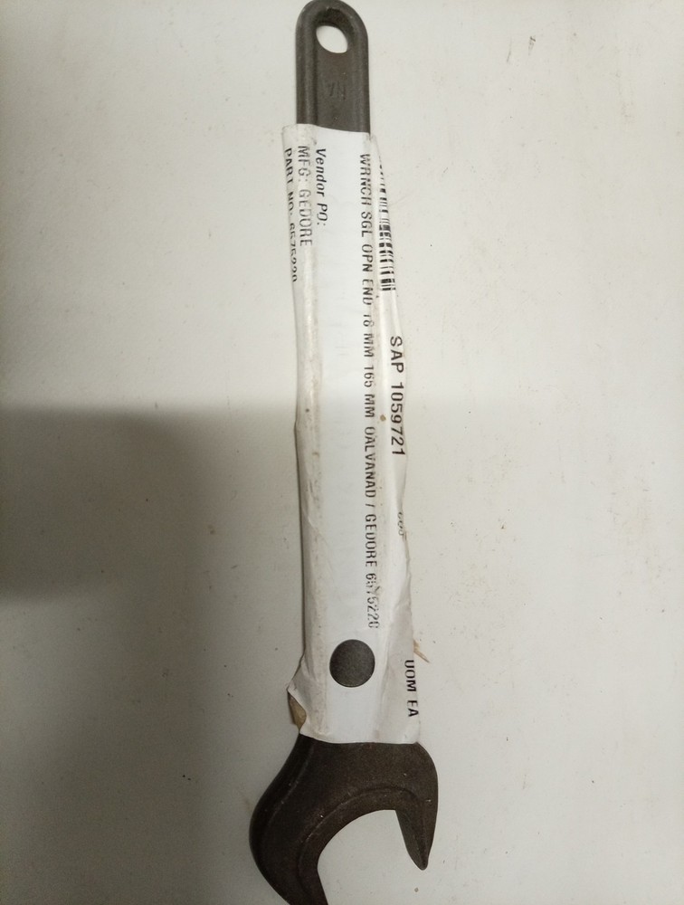 Gedore Single Open Ended Spanner 18mm