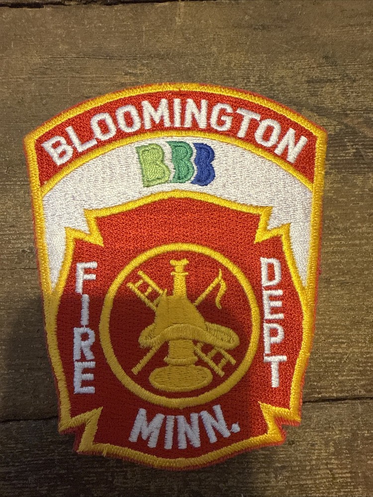 Bloomington Minn Fire Dept  PATCH Vintage