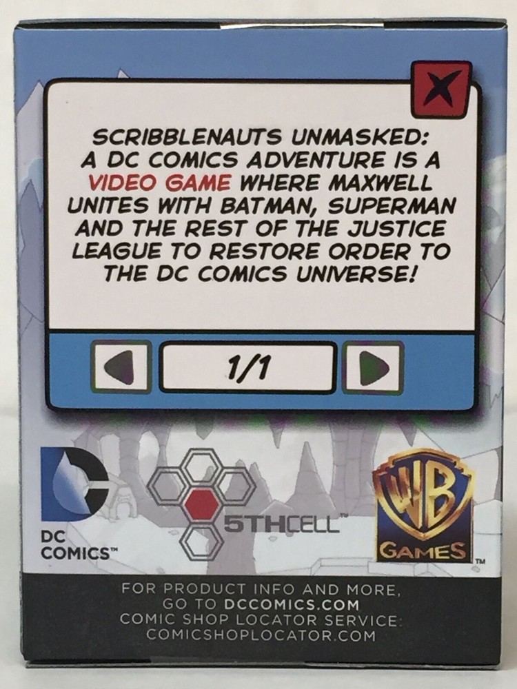 DC Scribblenauts Unmasked Ser 4 Mini Figure Blind Box - One Random Pack