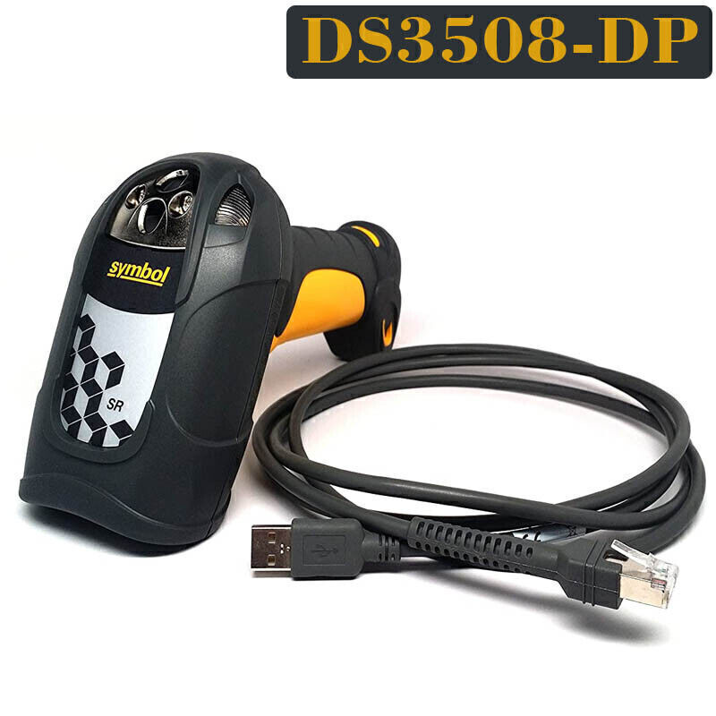 Zebra Motorola Symbol DS3508-DP 1D/2D USB Rugged Handheld Barcode Scanner Reader