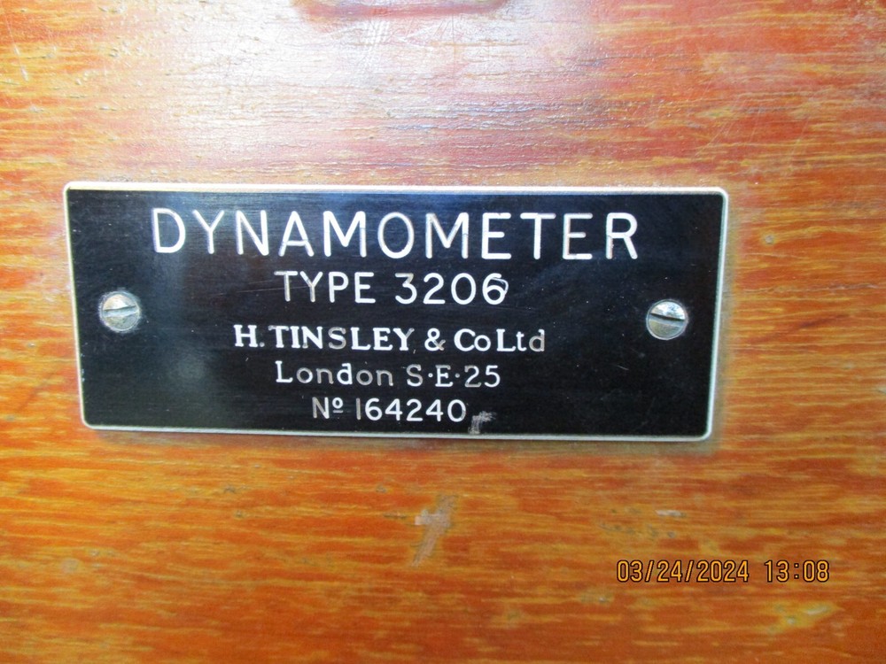-DYNAMOMETER TYPE 3206 BY H TINSLEY