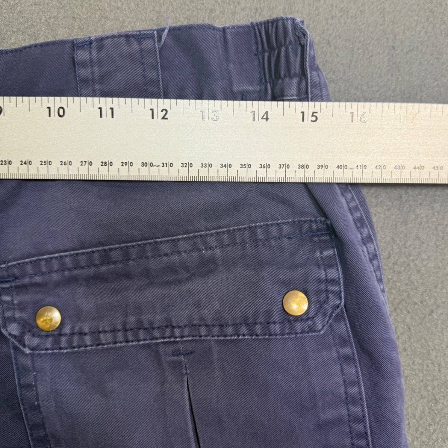 TICOMELA Flame Resistant Cargo Pants Mens (30x30) Blue FR NFPA 2112 CAT2