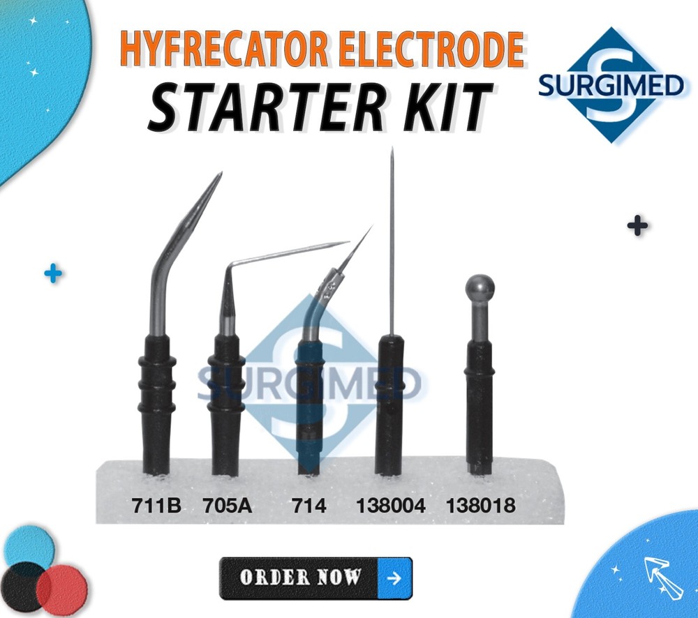 ConMed Hyfrecator Electrode Starter Kit Reusable New CE Certified