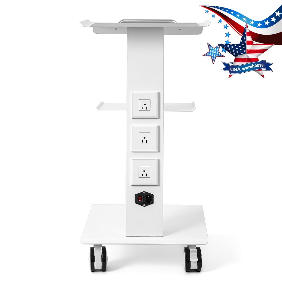 Dental Mobile Medical Cart /Cabinet with Drawers Wheels /Endo Implant Trolley