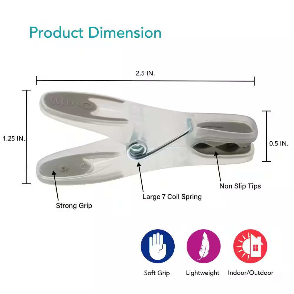 Soft Grip Clothespins