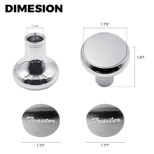 Upgrade Air Brake Knobs for Tractor/Trailer - Air Valve Knobs Compatible 2 PCS