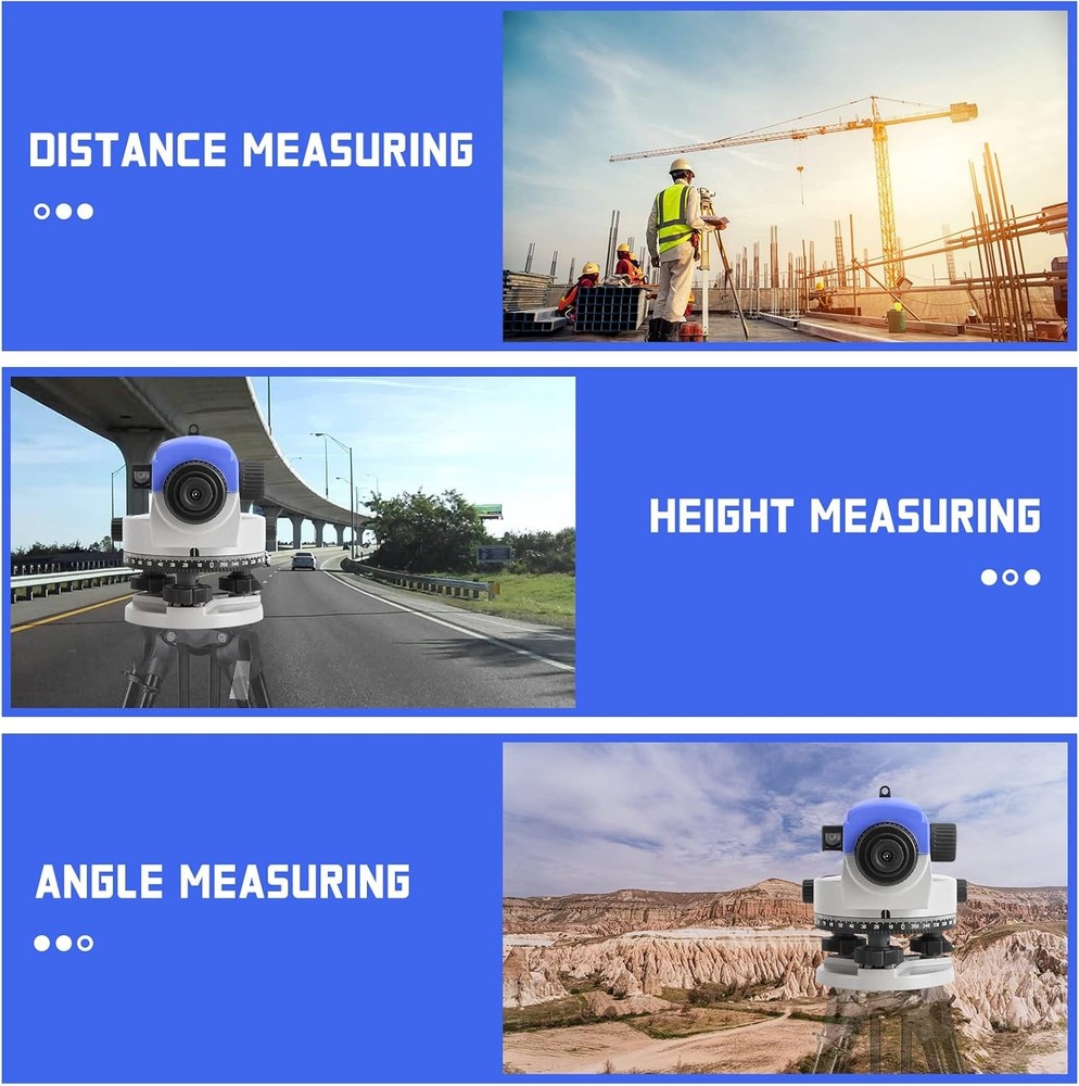 32X Automatic Optical Level Auto Level High Precision Level Gauge Measure Meter