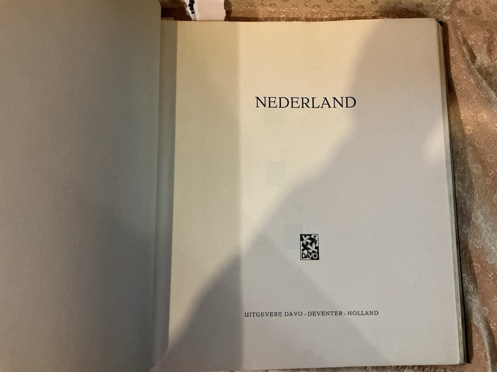 Vintage Stamp Album From Netherland, From The Year 1869, With Over 200 Stamps