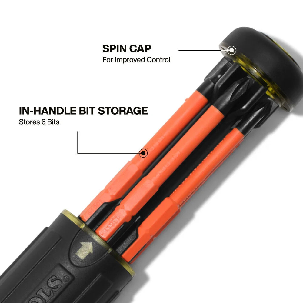 Klein Tools 6 In 1 Insulated Auto Lock Screwdriver