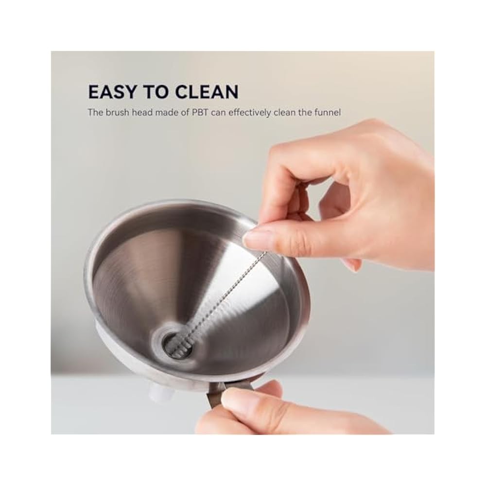 3D Printer Resin Strainer Funnel, Stainless Steel for Consistent Flow
