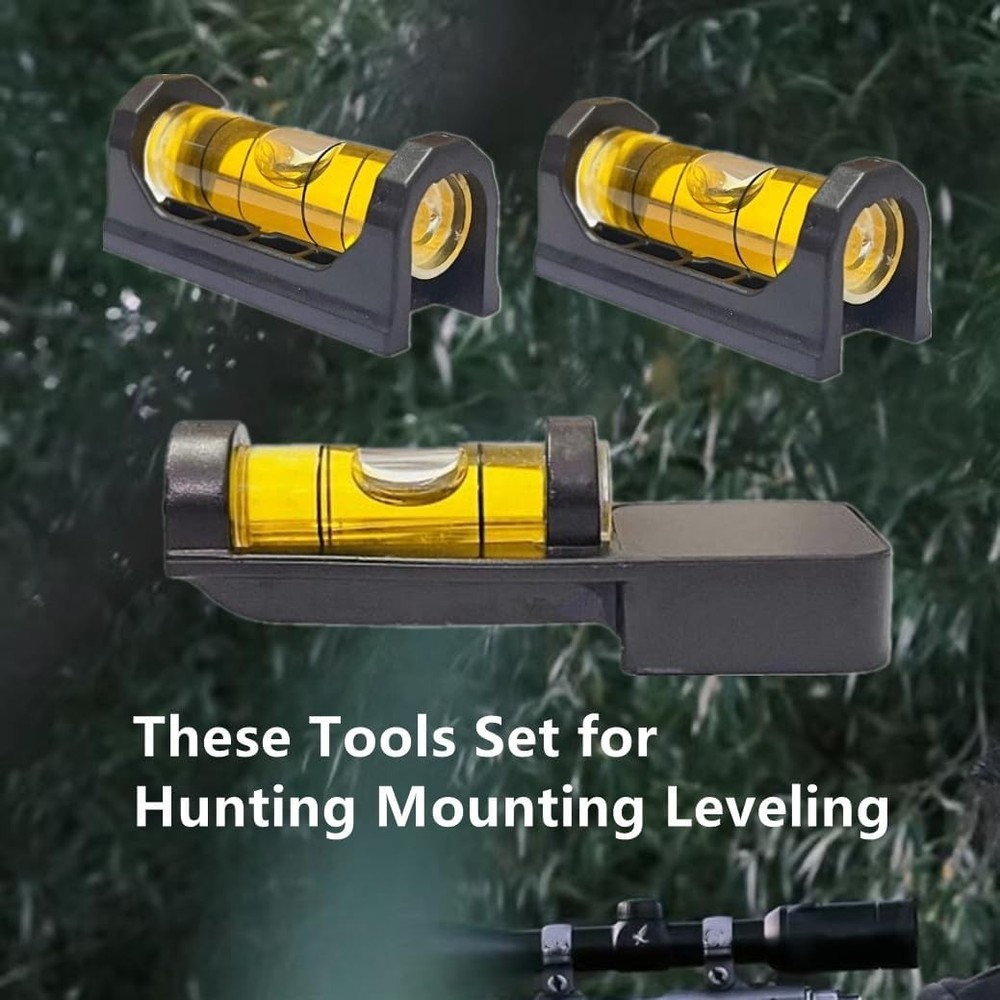 3Pcs Gunsmithing Tools Magnetic Gunsmith Level Scope Mounting Leveling Set-a