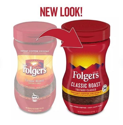 Folgers Classic Roast Instant Coffee Crystals (16 oz.)