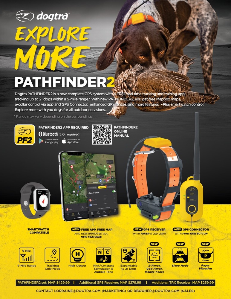 Dogtra Pathfinder2 GPS Waterproof Tracking & Training E-Fence Dog System