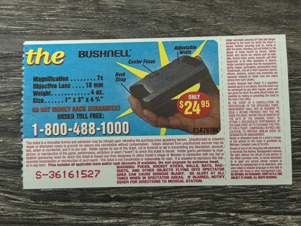 KISS DETROIT EXPO TICKET STUB w/ Detroit Rock City Band Aug 6 2000 Vintage Kiss