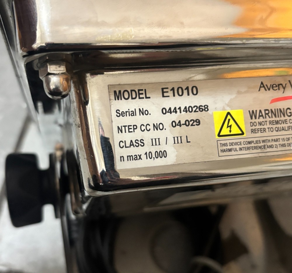 Avery Weigh-Tronix E1010 Weighing Indicator (please read description)