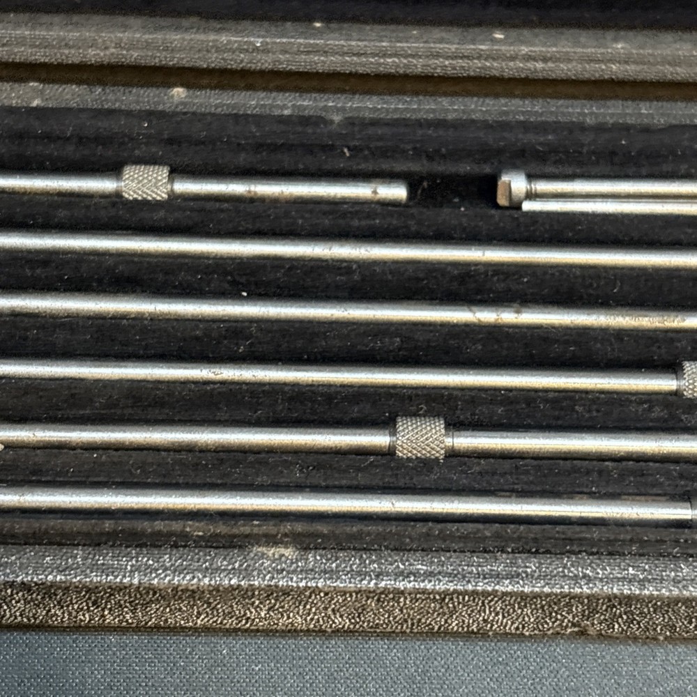 Millers Falls No. 1218 Inside micrometers With Spacer In Case
