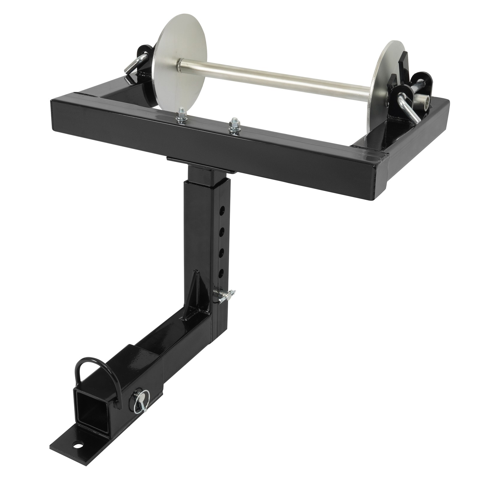 Bolt On ATV UTV Barbed Wire Unroller For Fencing Needs 2" Receiver Hitch