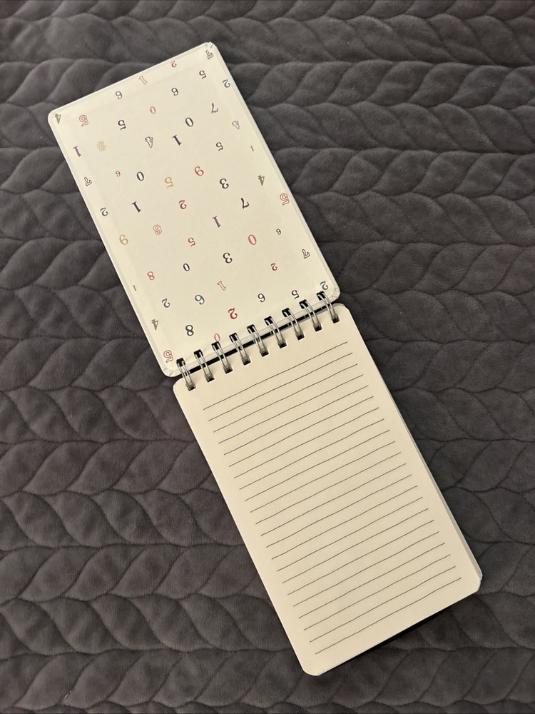 NotePad for Writing with Elastic Band to Secure Closed