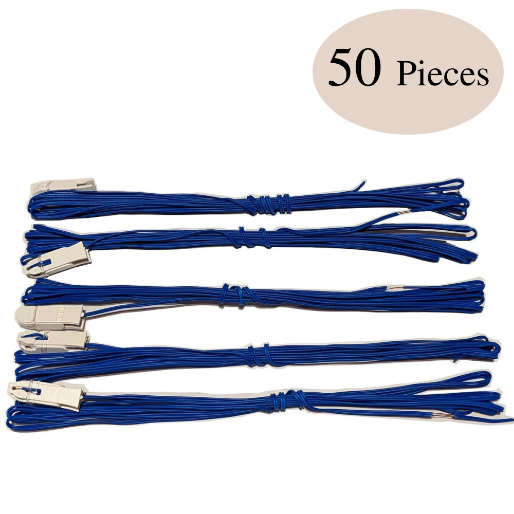 50x 39.37in/1M Blue Electric Connecting Wire for Fireworks Firing System Igniter