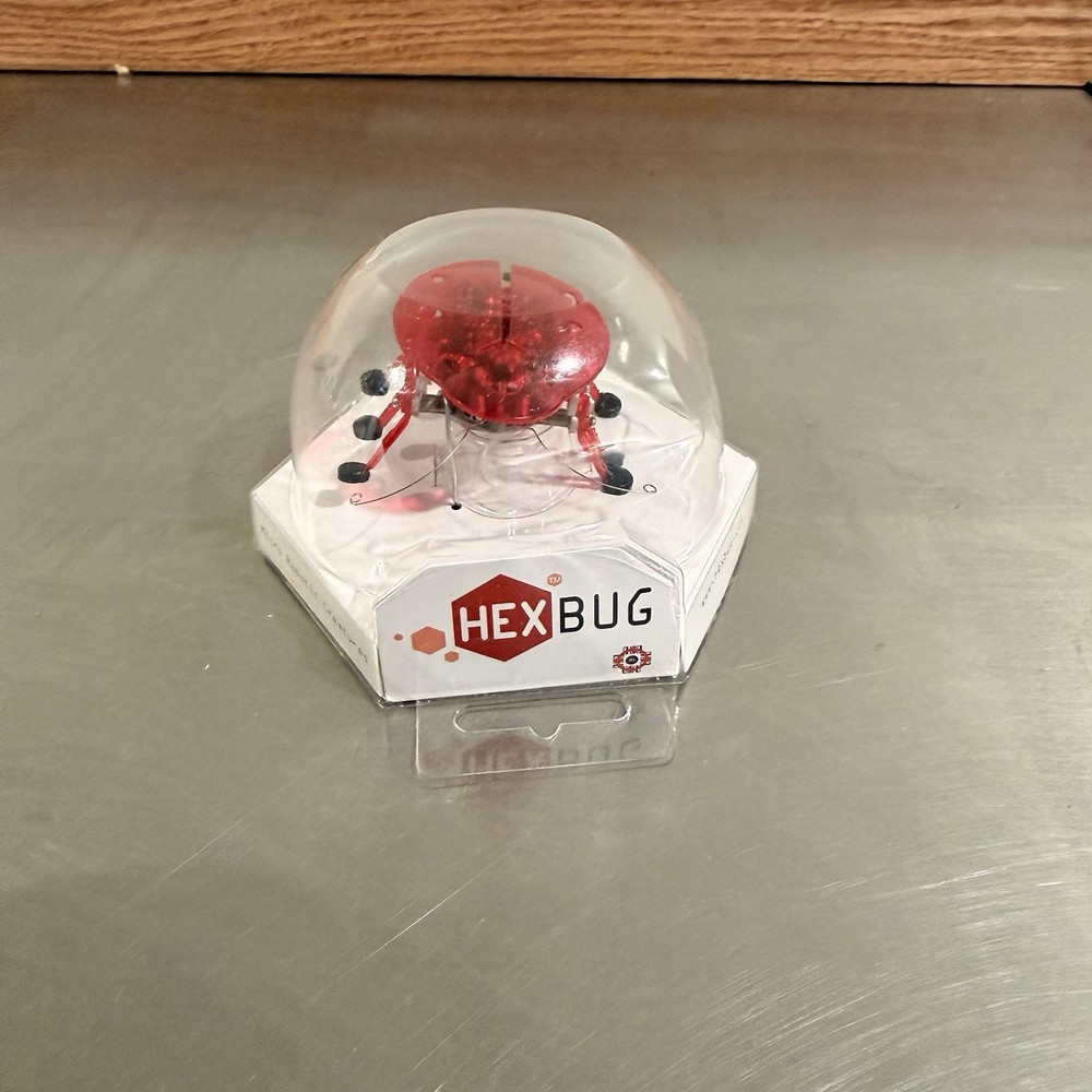 HEXBUG 02865 BEETLE RED Moves And Crawls Black Feet