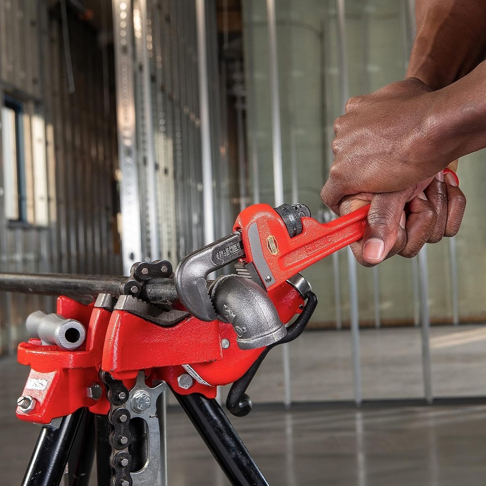 Heavy-Duty 10" Plumbing Tool, Red/Black