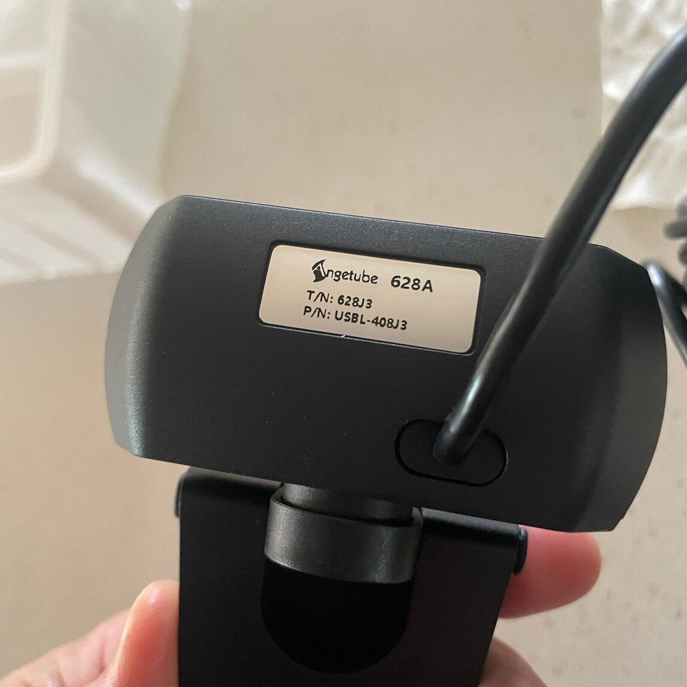 Angetube Stream Webcam Background Replacement W/Low Light Correction & 2.4Ghz