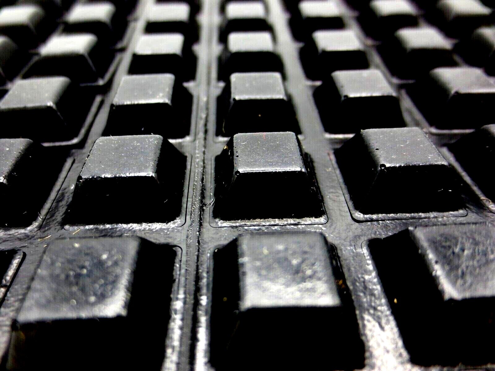 1/4" Tall 1/2" Square Rubber Feet Adhesive Backing - Durable Pad For Electronics