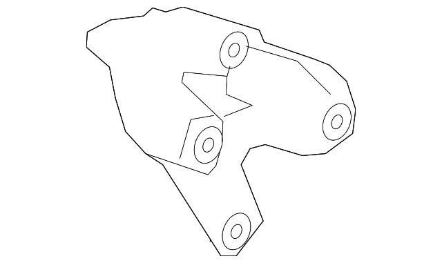 Genuine GM Passenger Side Engine Mount Bracket 84446334