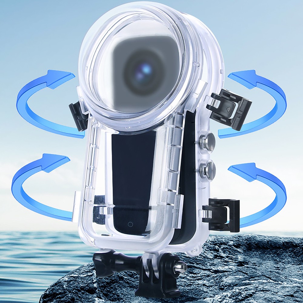 For Insta360 X4 Protective Anti Scratch Housing Case Fully Invisible Dive Shell