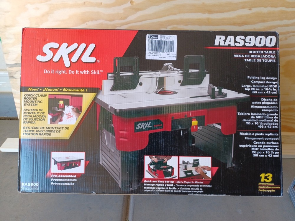 SKIL RAS900 Router Table used once.