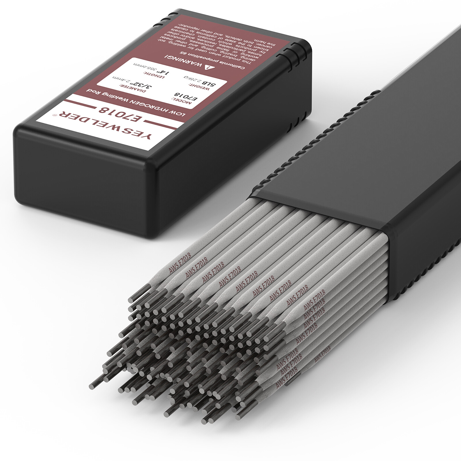 E7018 Welding Rod Low Hydrogen Carbon Steel Stick Electrodes 3/32",1/8",5/32"