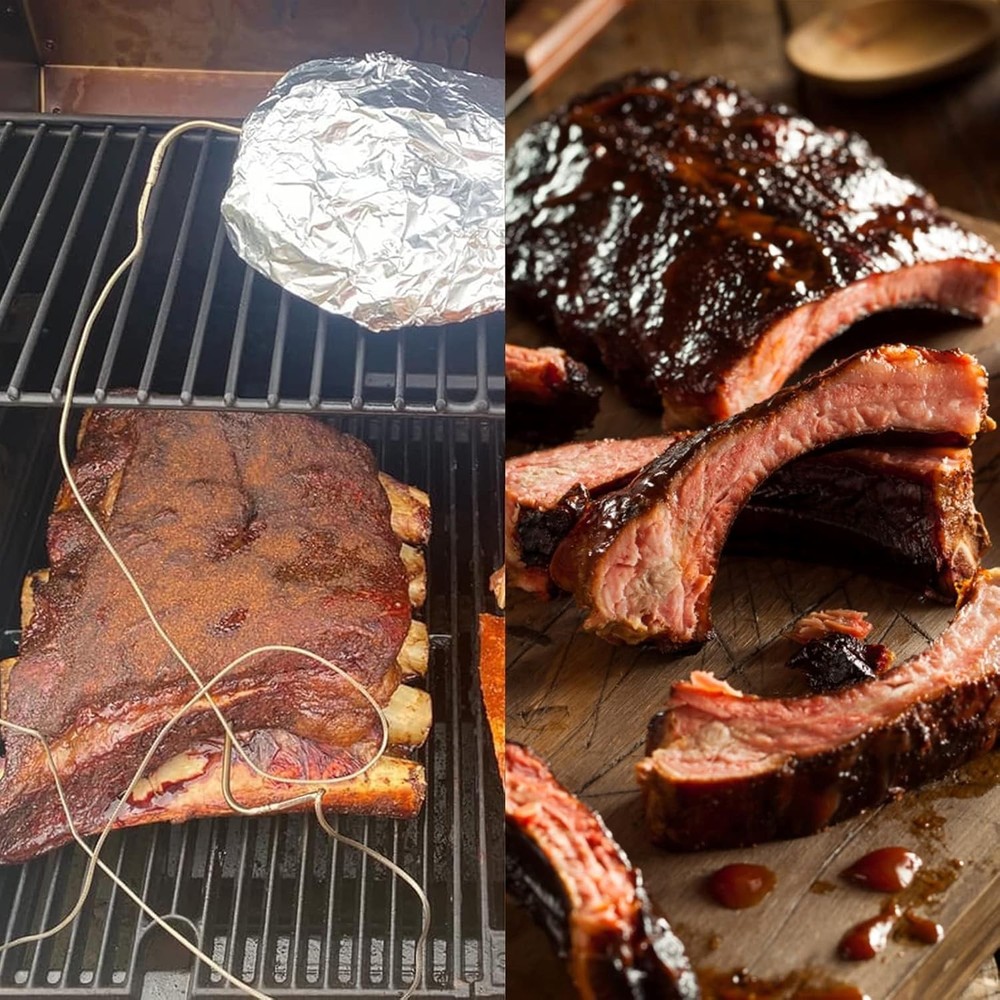 2-Pack Masterbuilt Compatible Meat Probe Set with Clips & Waterproof Design