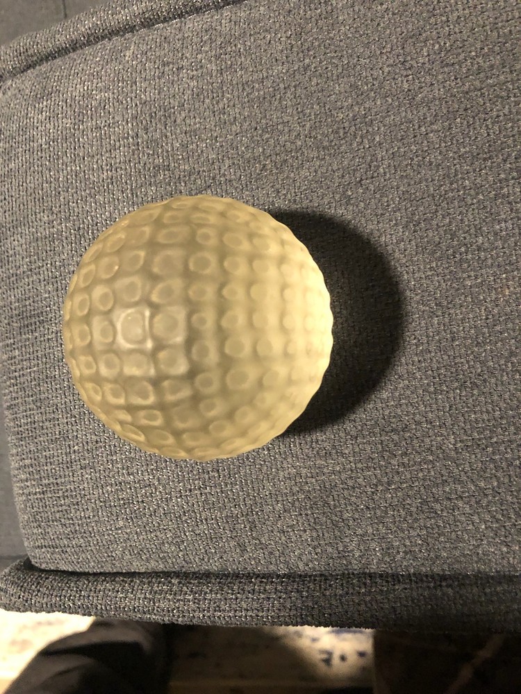 Cloud Glass Golf Ball Paperweight