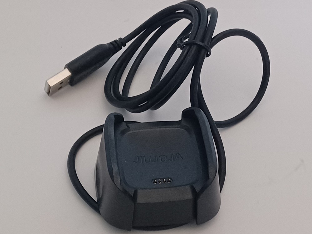 JIUJOJA  Replacement Charger Dock Compatible Fitbit Versa 2, Black