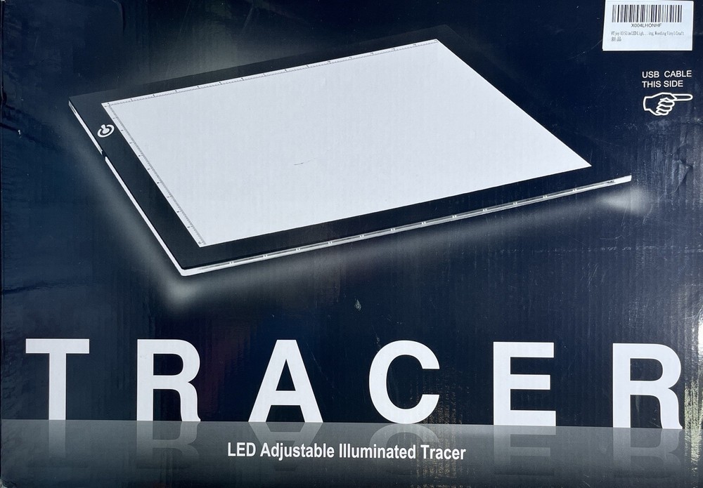 RTjoy A3 Slim LED Light Tracing Box Pad Adjustable USB Powered Board NEW