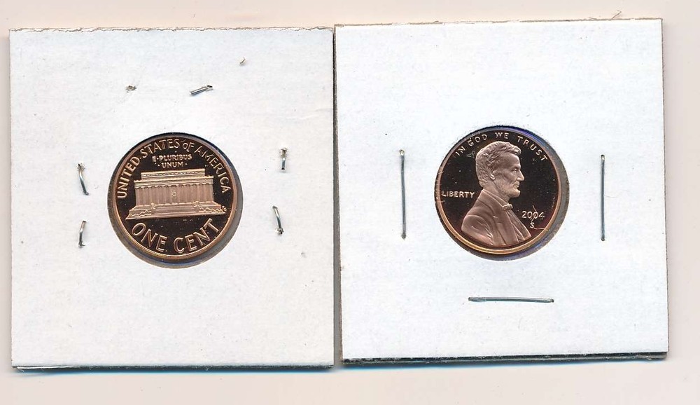 2004-S Proof Lincoln Cent Light Frost