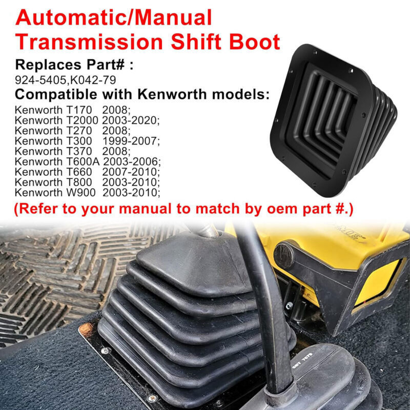 924-5405 Automatic/Manual Transmission Shift Boot Compatible with Select Kenw