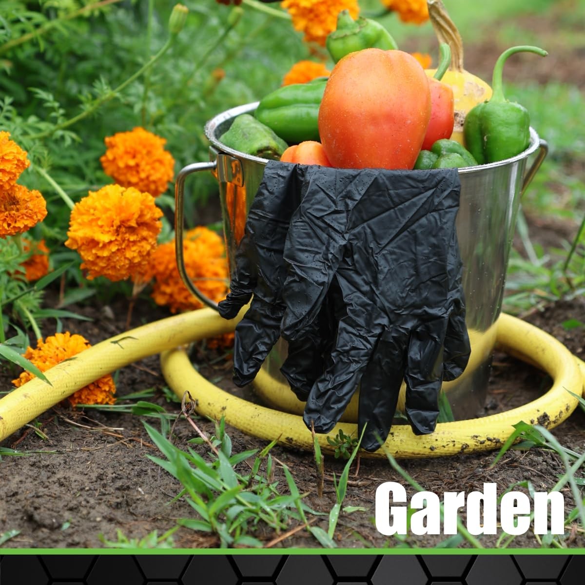 Grip Stainless Steel Bucket (1 Gallon) - Great for Pets, Cleaning, Food Prep ...