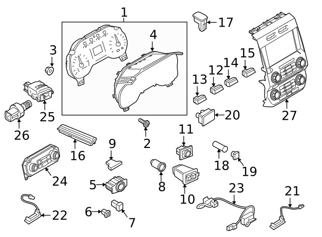 Genuine Ford Trailer Brake Control HC3Z2C006AA