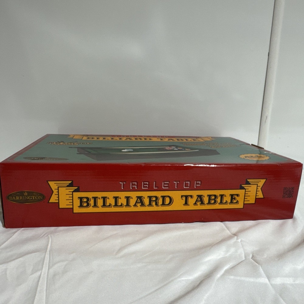 2020 Barrington Tabletop Billiard POOL Table NEW NO ASSEMBLY REQUIRED