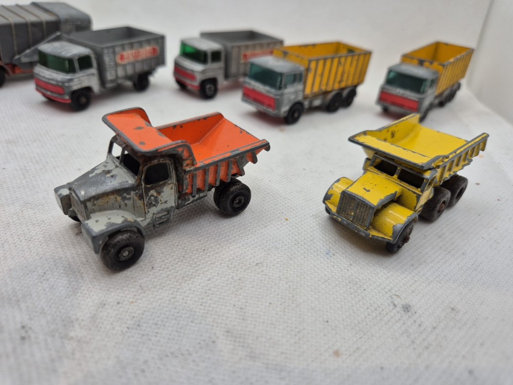 matchbox lesney bundle Construction Vehicles X7 Vintage