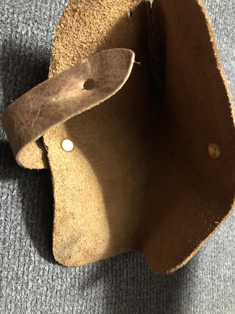 genuine Leather handcrafted muzzleloader Lock Cover