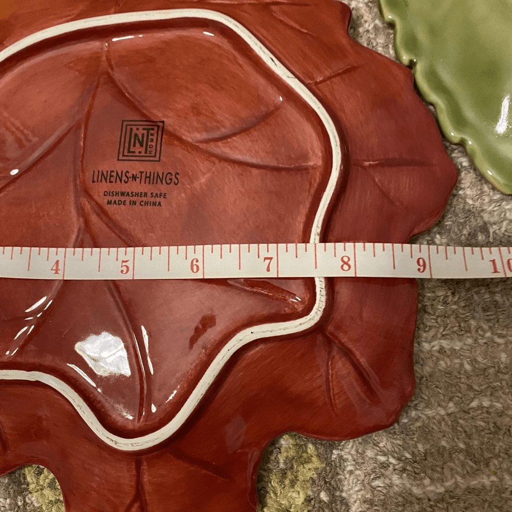 Simple Ceramic Set of Leaf Decor