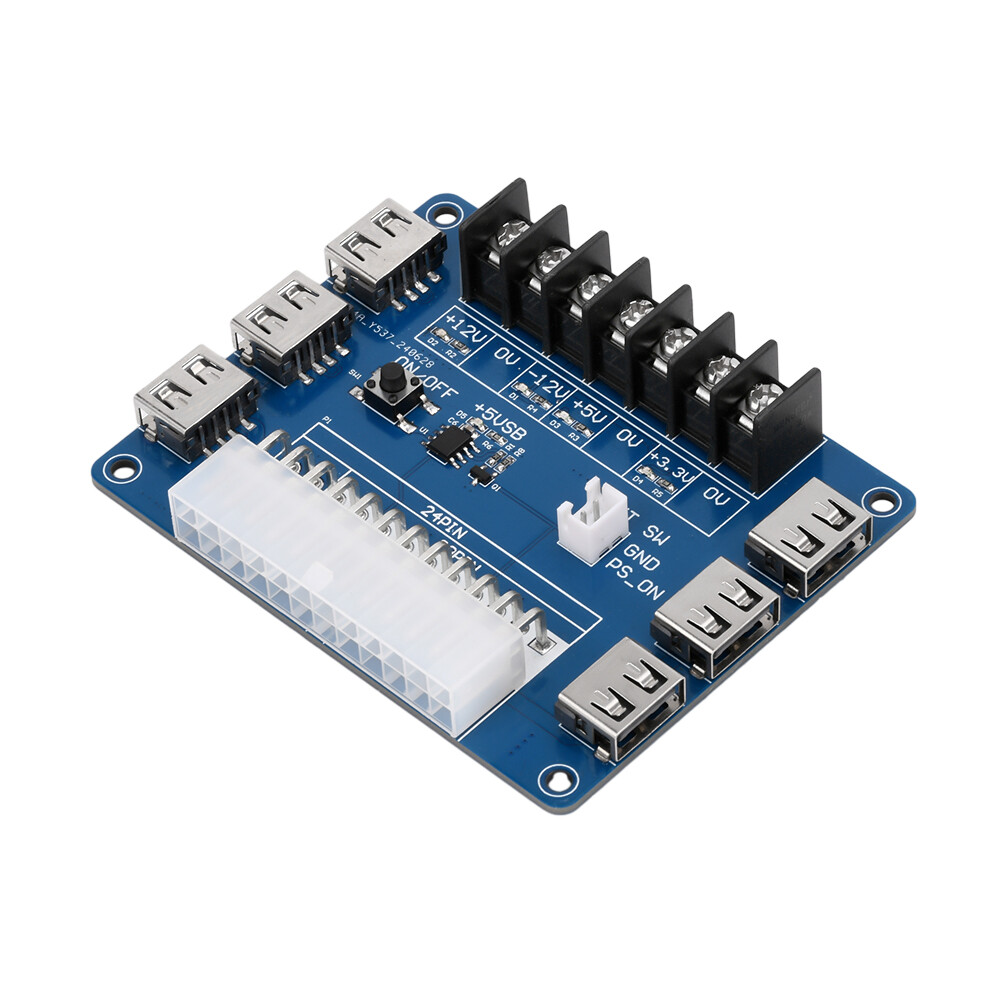 ATX Power Adapter Board USB Charging Desktop PowerSupply Breakout Adapter Module